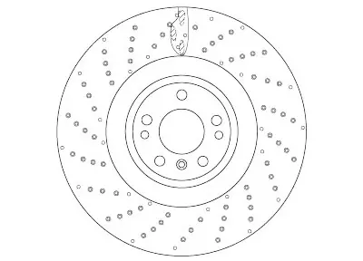 Marca Reconocida Juego de discos de freno TRW DF6687S TRW DF6687S